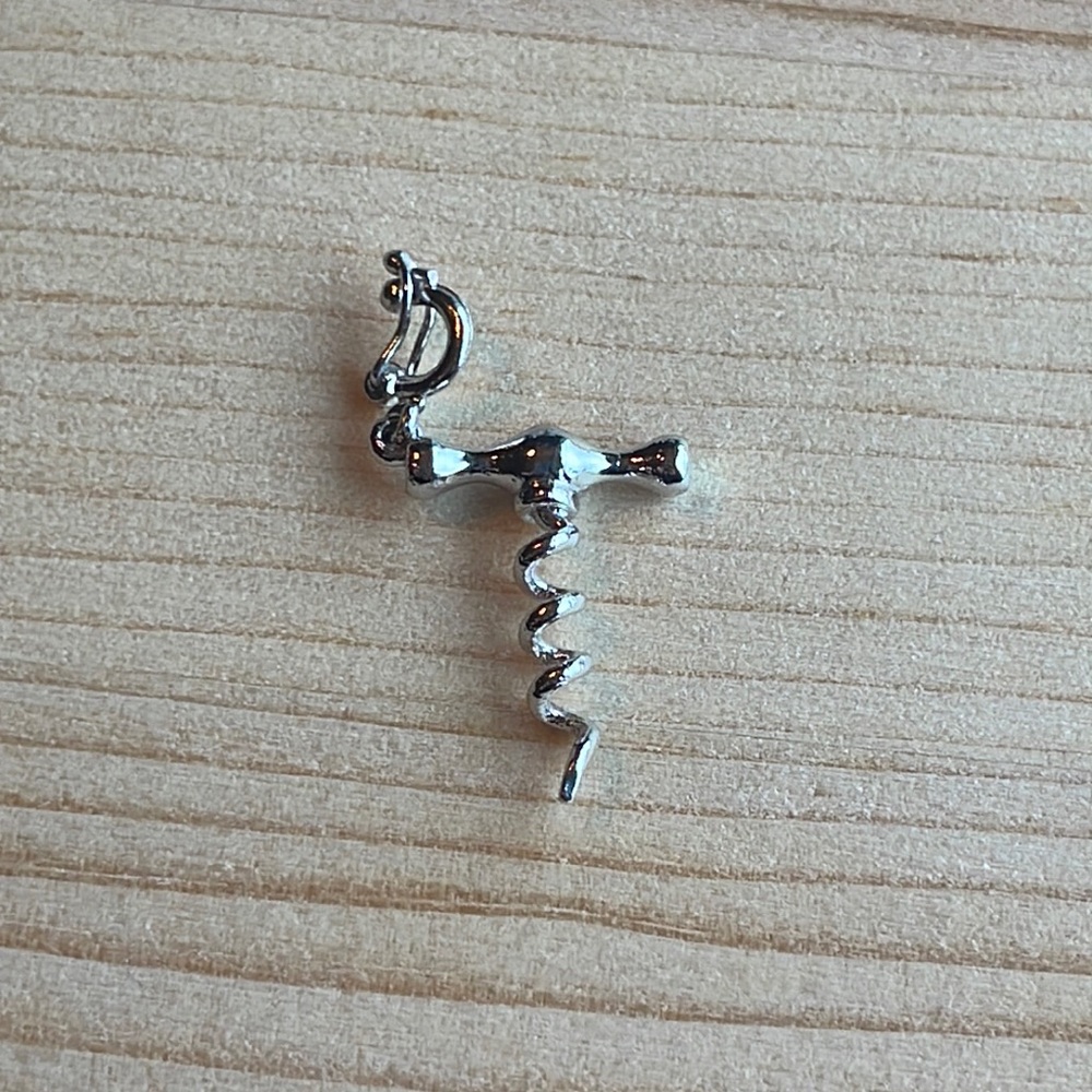 Ferrari Carano Sterling Silver Corkscrew Charm